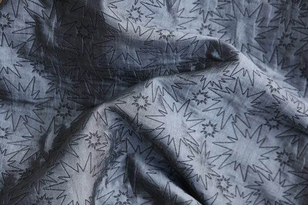 Silver Star Jacquard Fabric (made with Recycled Yarns)