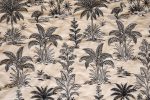 Tropical Sand Embroidered Cotton