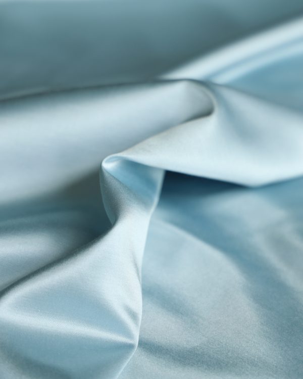 Sister Mintaka Luxury Deadstock Blue Liquid Satin-2