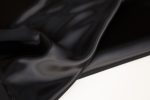 Black Gloss Viscose Duchess Satin