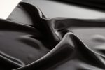 Black Gloss Viscose Duchess Satin