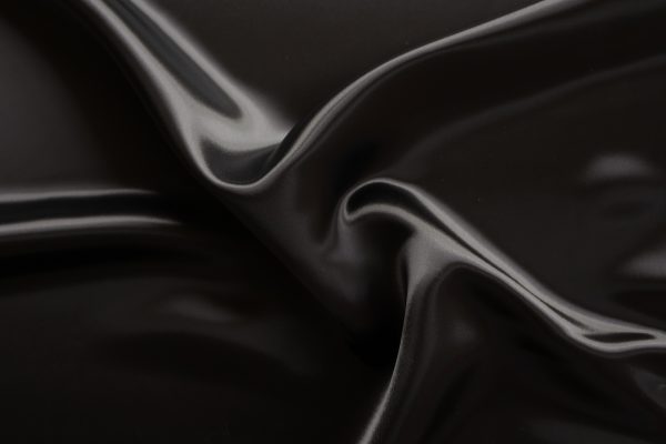 Black Gloss Viscose Duchess Satin