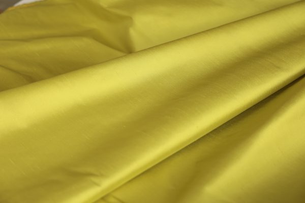 Lime Silk Shantung