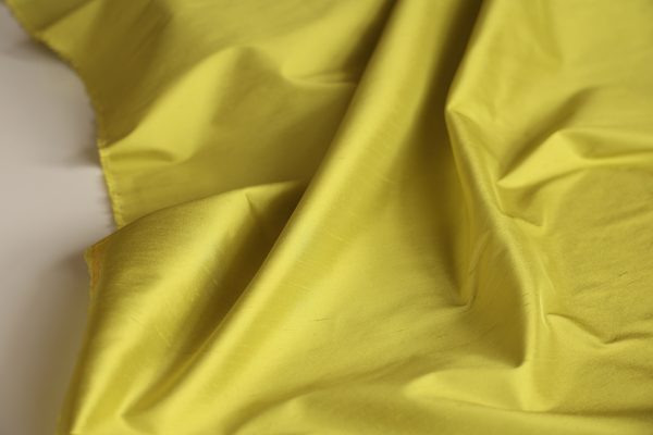Lime Silk Shantung