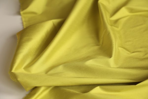Lime Silk Shantung