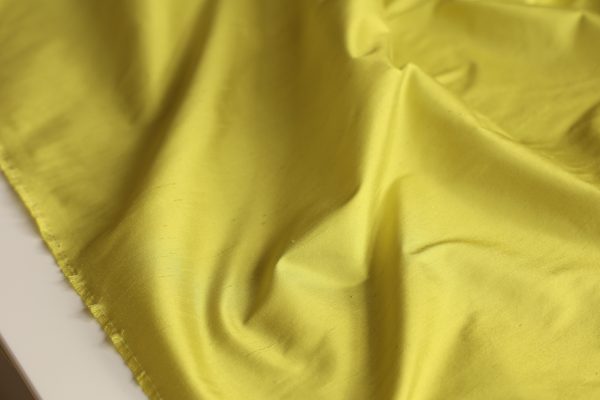 Lime Silk Shantung