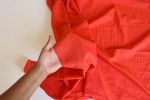 Penny Tomato Red Little Check Cotton