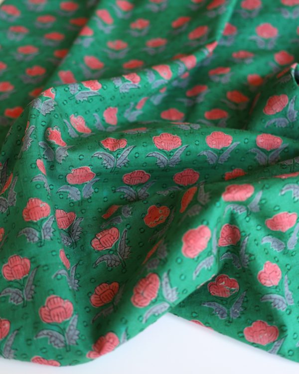 Sister Mintaka PINK ORANGE GINGHAM COTTON INDIA-1-9