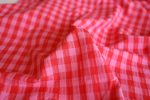 Susie Pink and Red Check Cotton