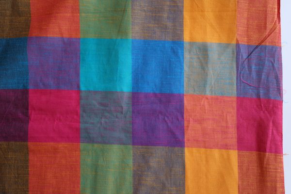 Meg Madras Check Cotton Slub