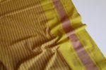 Lizzie Metallic Copper Striped Cotton