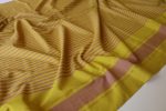 Lizzie Metallic Copper Striped Cotton
