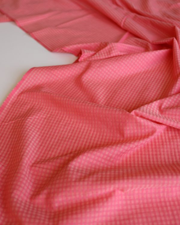 Penny Guava Pink Little Check Cotton