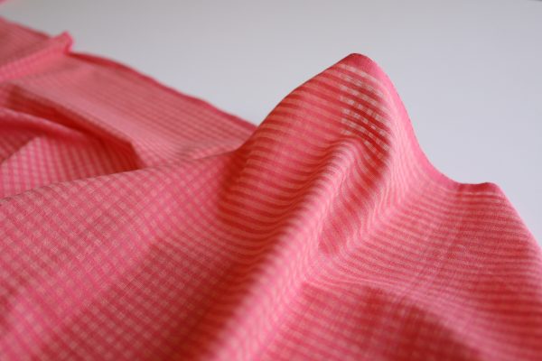 Penny Guava Pink Little Check Cotton