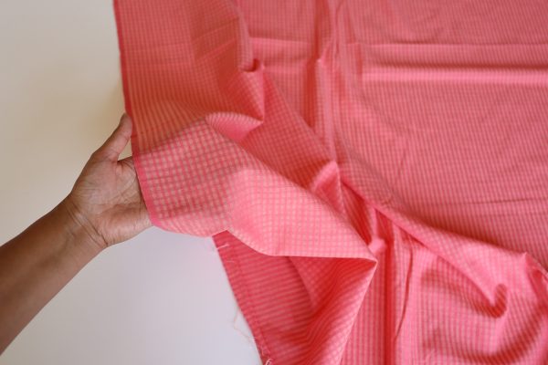 Penny Guava Pink Little Check Cotton