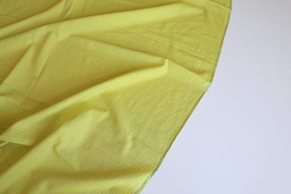 Penny Honeydew Melon Little Check Cotton