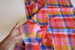 Molly Crinkled Check Cotton